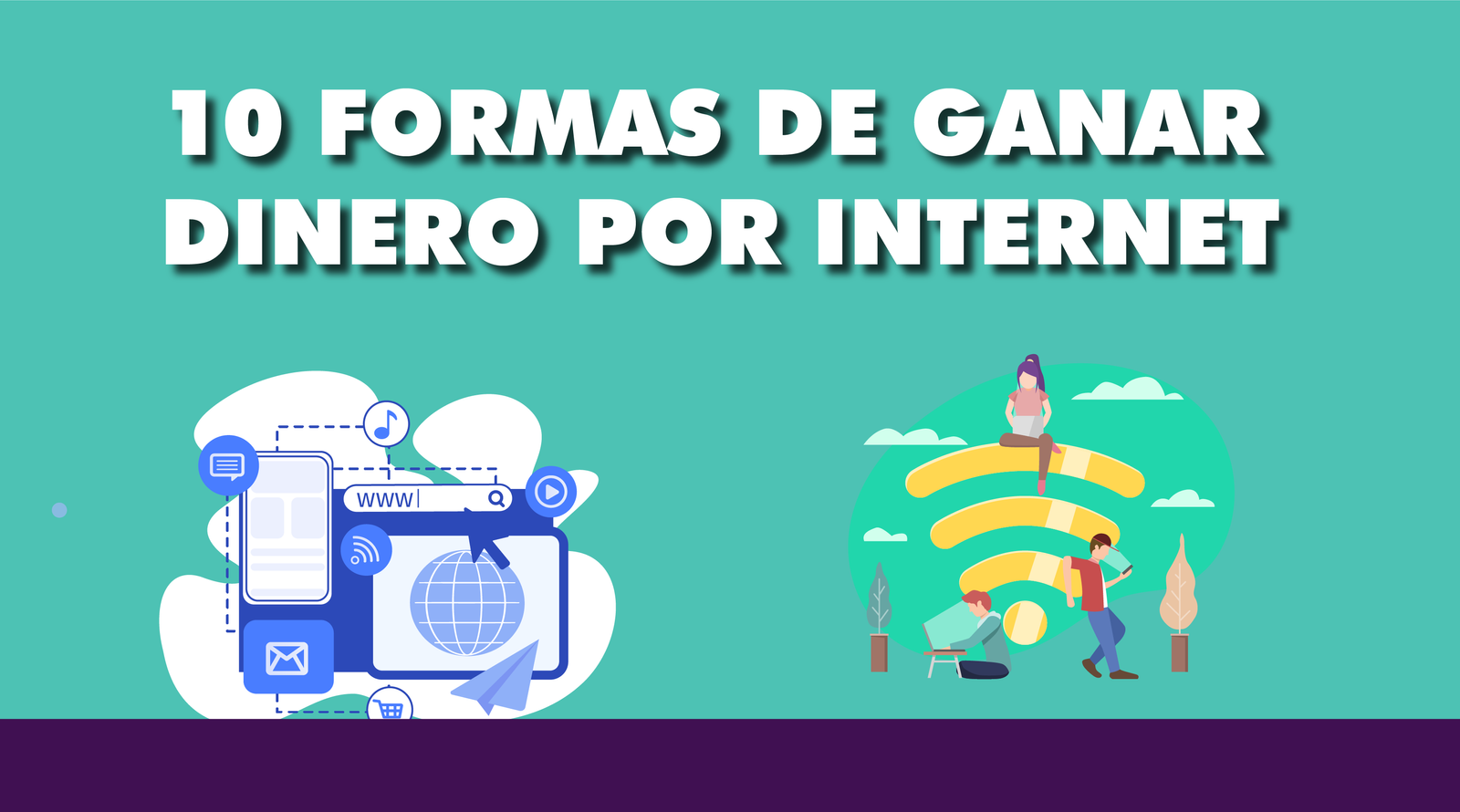 10 formas de ganar dinero por internet